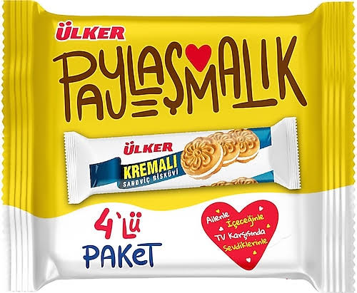 Ülker Kremalı Bisküvi 4'lü Paket 